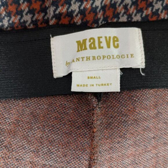 Anthropologie Maeve  Margot Kick Flare Cropped Pants Pull on Women's Small - Picture 3 of 6